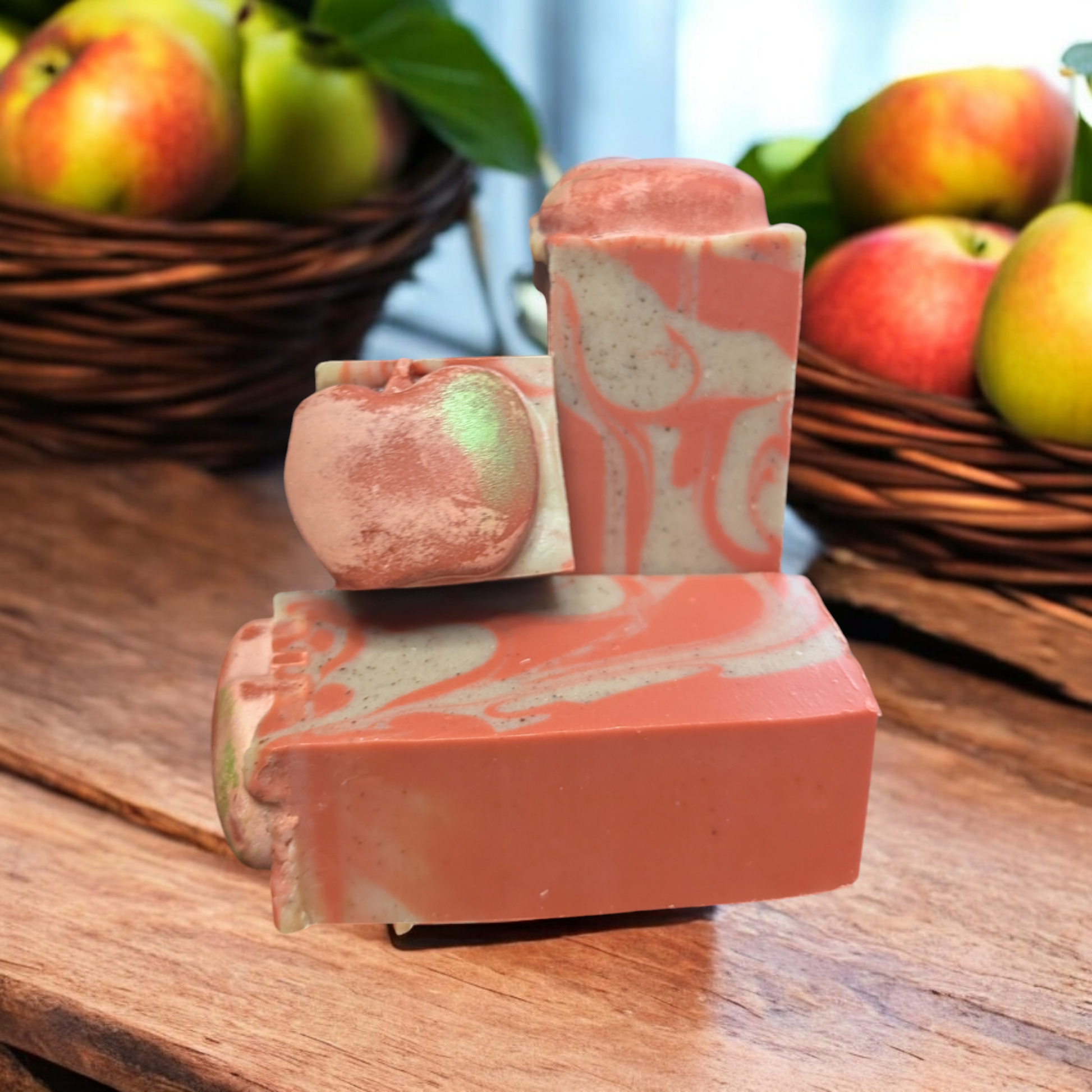 apple cinnamon handmade soap