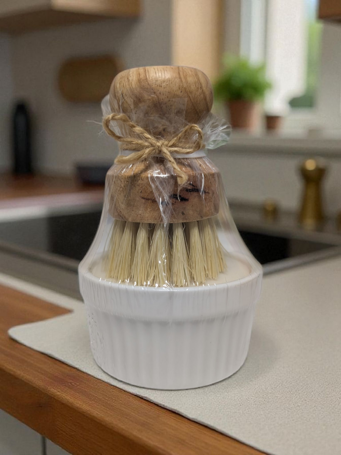 Solid Dish Soap with Brush – Citrus Dream